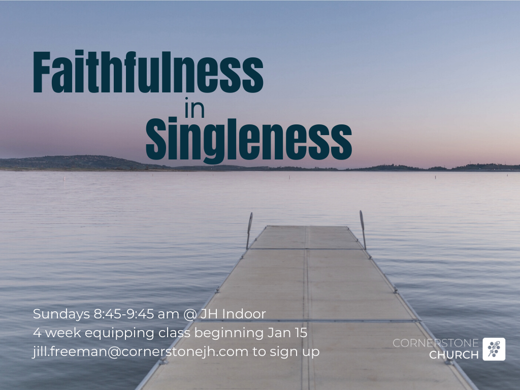 Faithfulness in Singleness (1)