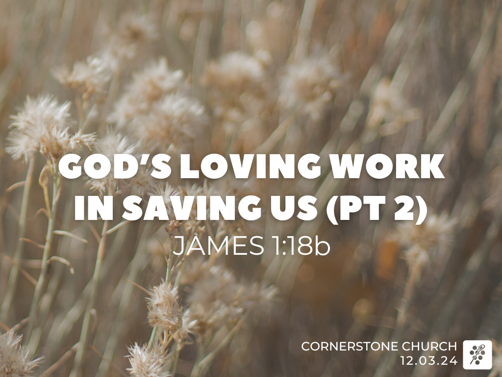 James 1.18b