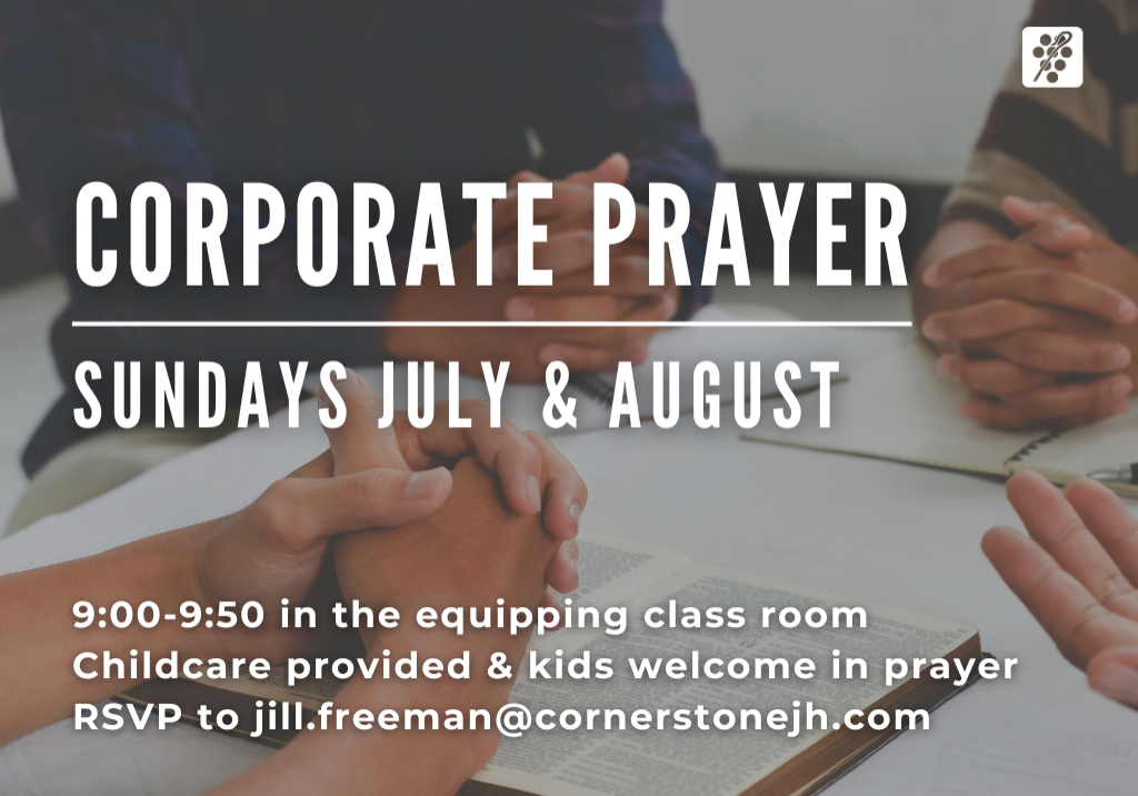 Corporate Prayer JulyAug