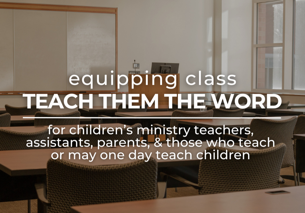 Sunday School Teacher Training (2)